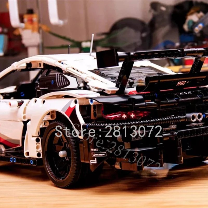 20097 серии RSR Technic супер машина 1580 шт 13387 90066 строительные блоки кирпичи 42096 игрушки Рождественские украшения