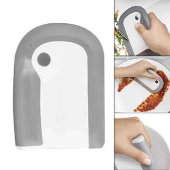 

Multifunction Kitchen Scraper Soft Silicone Cleaning Squeegee Oil Spatula Plate Scraper Kitchen Baking Tableware Cleaning Tools