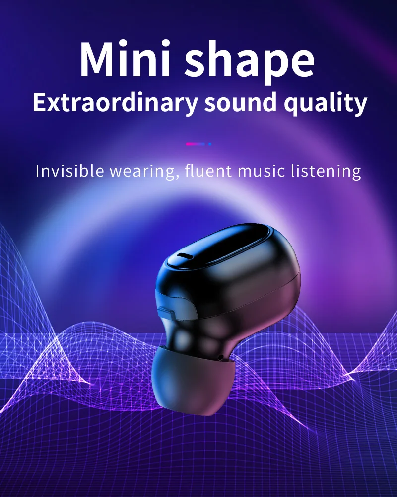 TOTU BT4.2 Mini Wireless Sports Earphone Headphones
