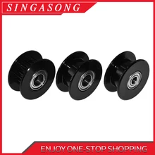 GT2 холостой шкив 16/20 зуб Диаметр колес 3/5 мм алюминиевый Шестерни зубы Ширина 6 мм 3D принтеры Запчасти для Reprap часть