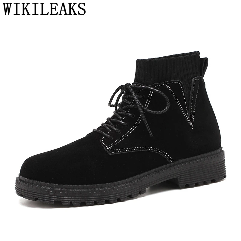 

motorcycle boots suede shoes men ankle boots fashion Coiffeur italian designer shoes man boots shoes chaussure homme buty meskie
