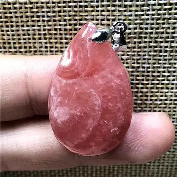

Top Natural Red Rhodochrosite Pendant For Woman Man Crystal Argentina Gemstone 31x20x7mm Beads Necklace Pendant Jewelry AAAAA