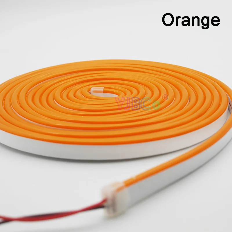 Orange Уличный водонепроницаемый светильник DC12V гибкая светодиодная лента неоновая лента 5 м 120 светодиодов/м SMD 2835 светильник с мягкой веревкой - Испускаемый цвет: Orange
