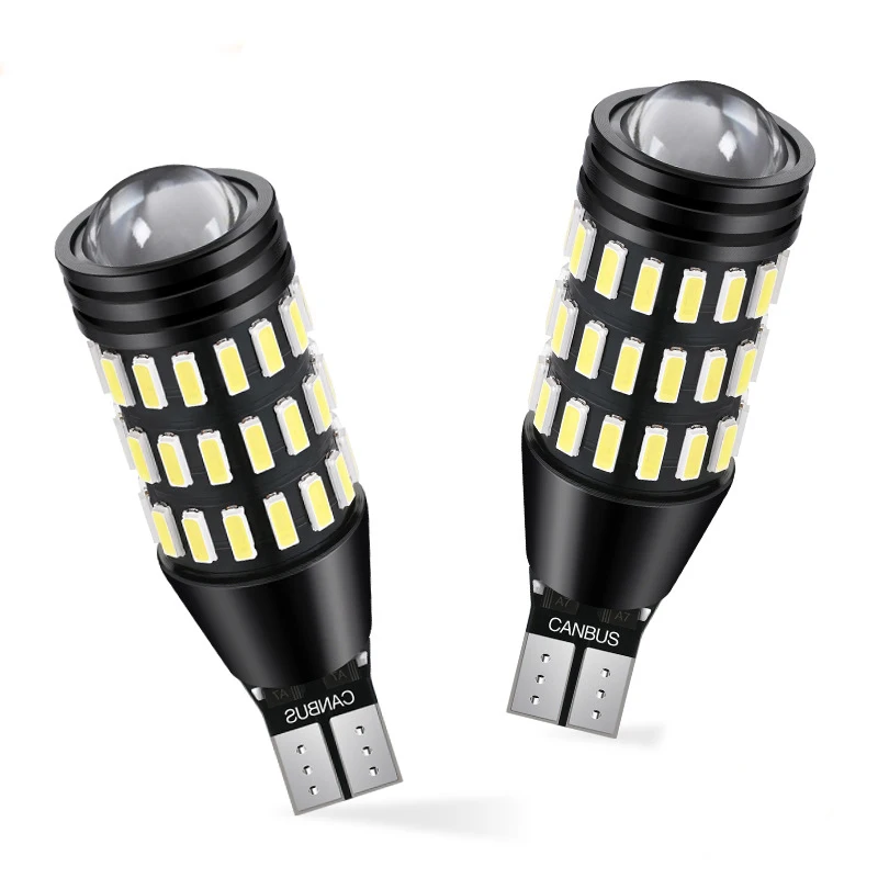 

2x W16W T16 T15 LED Bulbs 2400LM 4014 DC12V 51SMD Canbus Backup Light 921 912 Bulb Indicator Lamp Car High Power White Led 6500K
