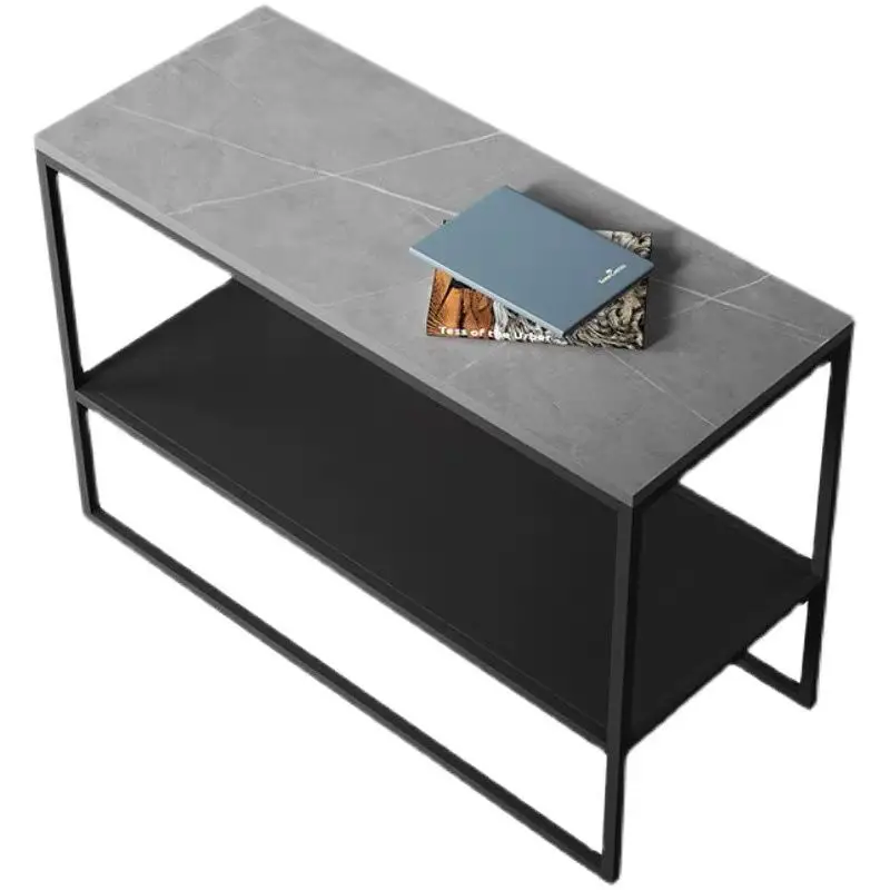 オンラインストア売 石の形をしたテーブルライト リビングルーム用のロングサイドテーブル 豪華でシンプル 小さなコーヒーテーブル ベッドサイドテーブル 長方形の狭い 安いショップ Toxicslink Org