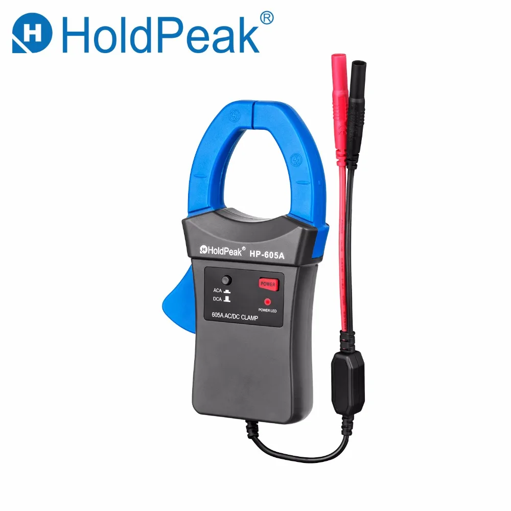 

HoldPeak HP-605A Clamp Adapter 600A AC/DC Current Power LED 45mm Jaw caliber HoldPeak Digital Clamp Multimeter for Multimetro