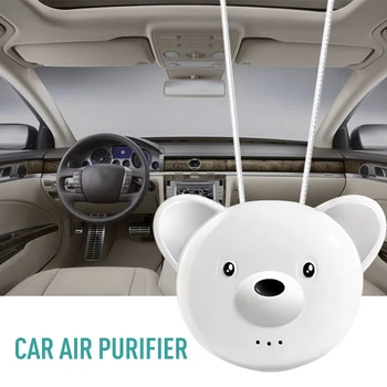 

Car Air Purifier Wearable Necklace Mini USB Air Cleaner Negative Lon Generator Lon Generator Low Noise Air Freshener