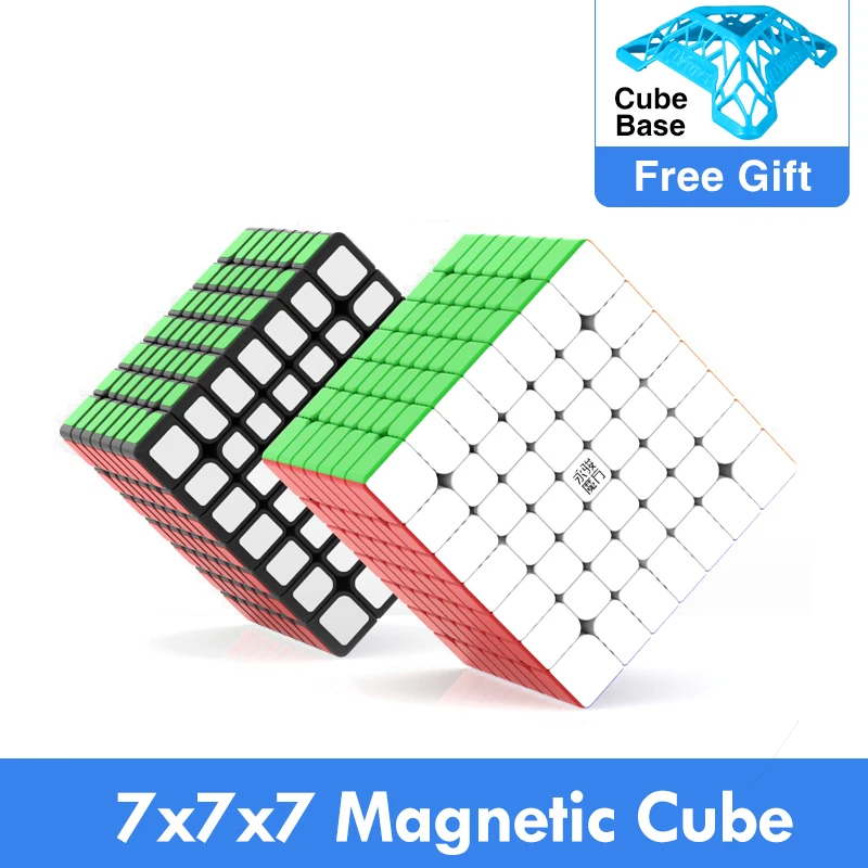 Новинка YJ Yufu V2M 7x7x7 скоростные кубики магнитный кубик головоломка