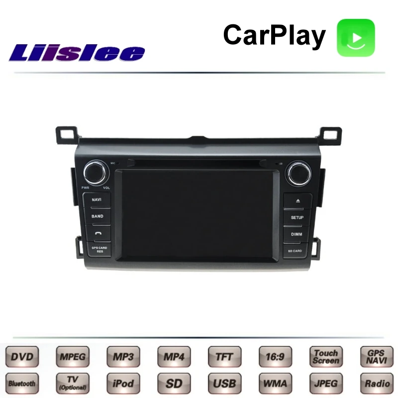 Для TOYOTA RAV4 RAV 4 Vanguard XA40 2013 ~ 2017 Автомобильный мультимедийный ТВ DVD GPS Радио Carplay