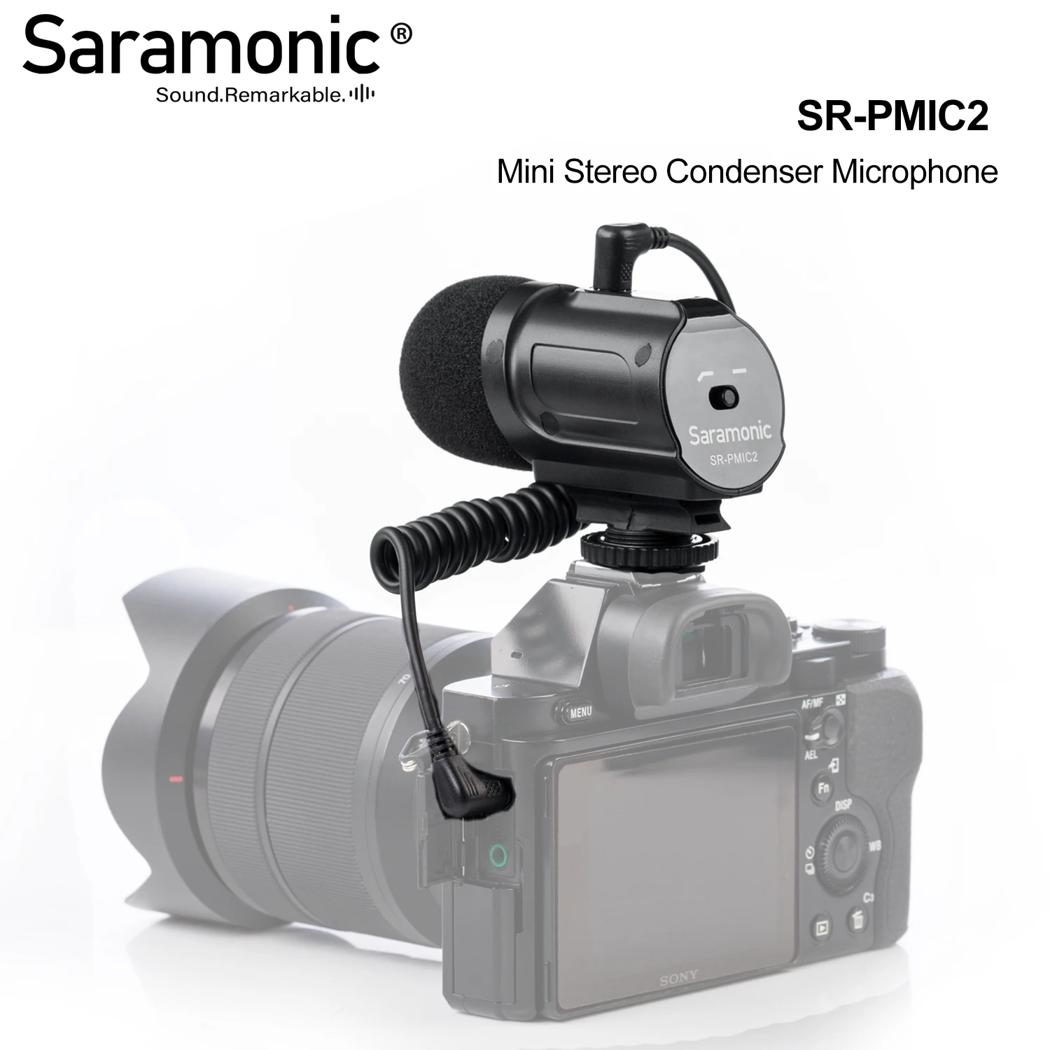 Saramonic Srpmic2 Mini Stereo Condenser Microphone With Integrated