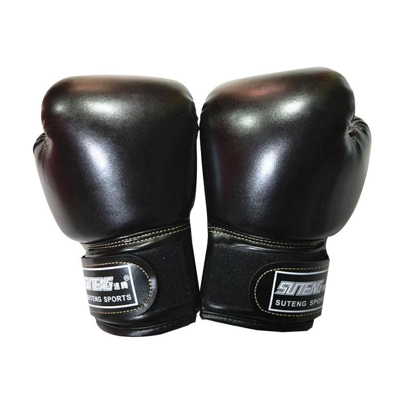 PU Boxing Gloves Karate Muay Thai Boxing Guantes De Boxeo Free Fight  Sanda Training Adults Kids Equipment For 3-11 Years Kids