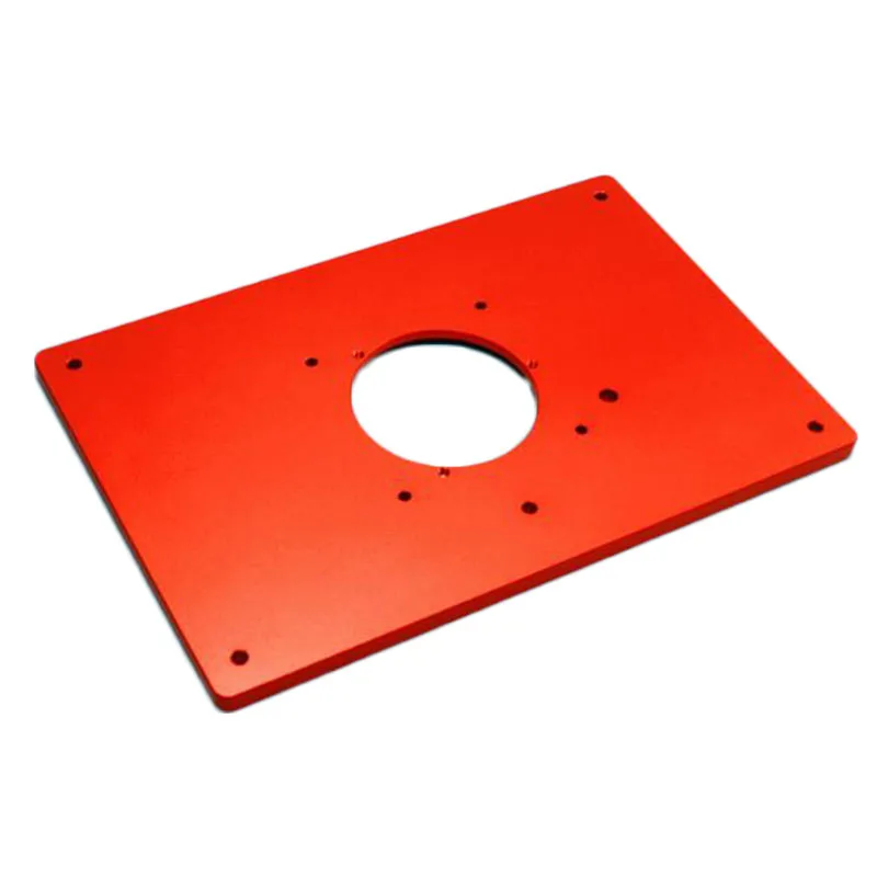 

Aluminum Table Router Electric Trimming Machine Flip Board Guide Insert Plate