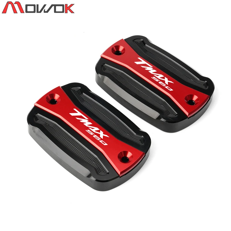 Для Tmax Tech Max TMAX 560- новейшие высококачественные мотоциклетные CNC бачок для тормозной жидкости, топлива бак Кепки крышка