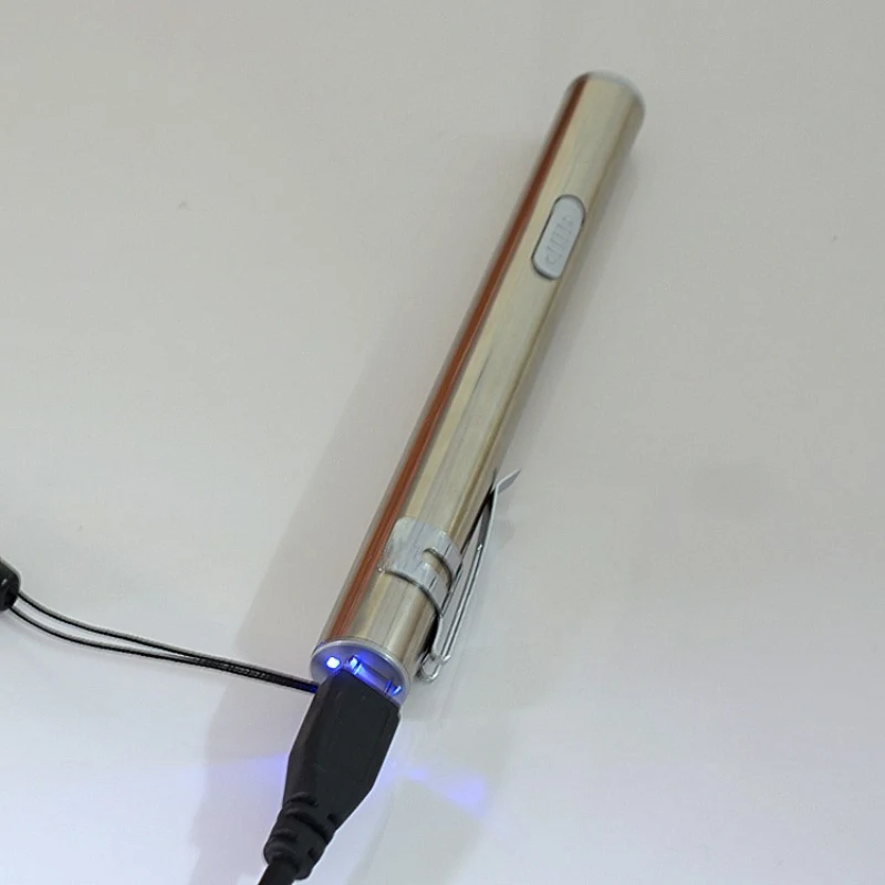 Мини Портативный зарядный USB светодиодный перезаряжаемый светильник маленький карманный фонарик ручка с лампочкой аварийный фонарик LQ6506