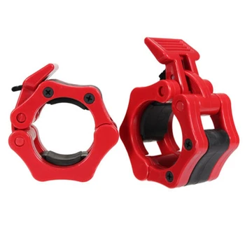

1 Pair 50mm Spinlock Collars Barbell Collar Lock Dumbell Clips Clamp Weight Lifting Bar Gym Dumbbell Fitness Body Building