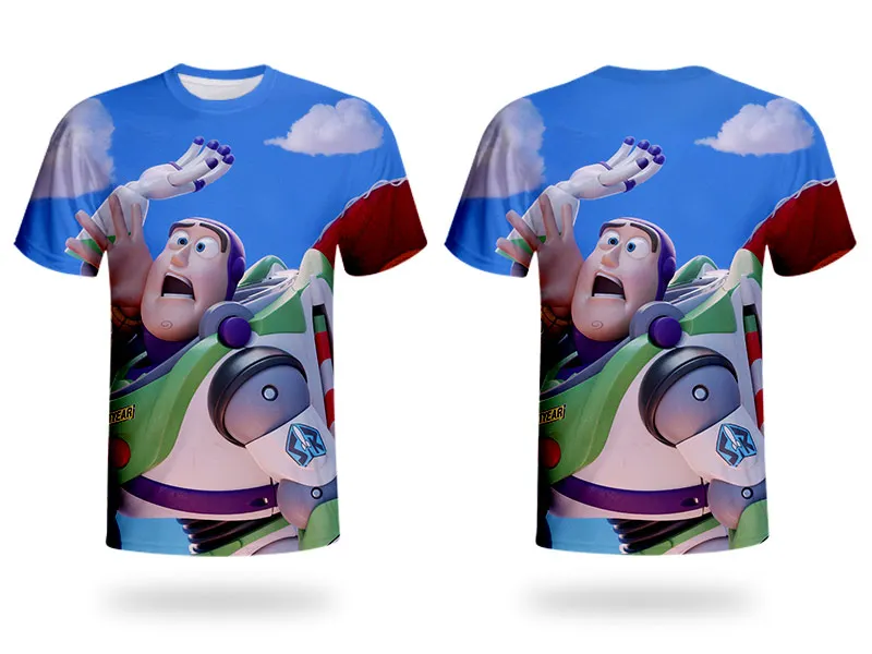 WHOSONG 3D Tshirt popular movie TOY STORY 4 funny cartoon children's clothing
