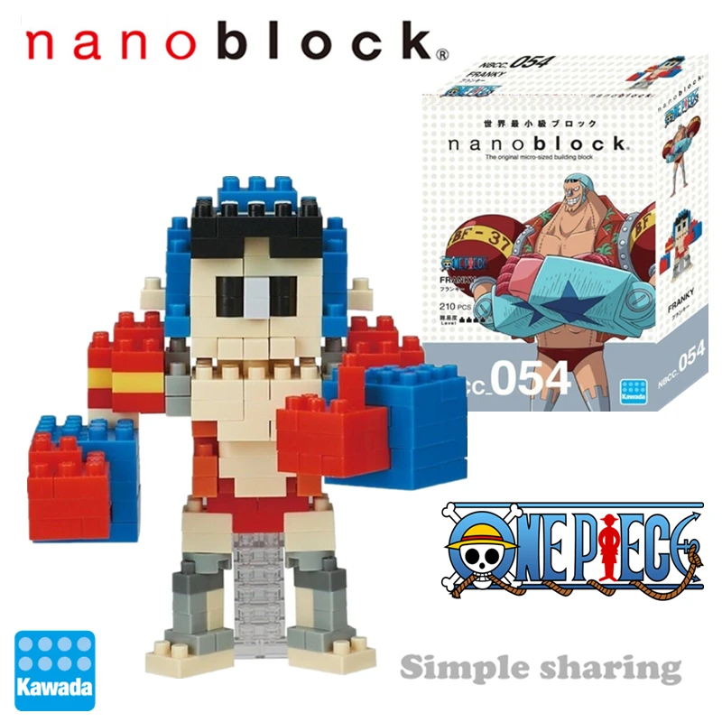 New Kawada Nbcc 054 Nanoblock One Piece Franky Building Blocks Toy 210 Pcs Diamond Creative Mini Bricks For Children Collectible Blocks Aliexpress