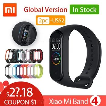 

Xiaomi Mi Band 4 Xiaomi Miband Smart Wristbands Miband 4 Bluetooth 5.0 Bracelet Heart Rate Fitness 135mAh Color