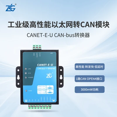 CANET-E-U CANET серии CAN-bus конвертер промышленного класса высокопроизводительный Ethernet для CAN модуля - Цвет: CANET-E-U