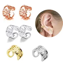 2 шт., кольцо для ушей, поддельные хрящи, клипса, кольцо, серьги-спирали, пирсинг, клипса на замке, кольцо, манжета для ушей, ювелирные изделия для тела, Женское кольцо