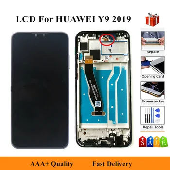 

LCD Touch Screen For HUAWEI Y9 2019 Lcd With Frame Display Screen For HUAWEI Y9 2019 Screen JKM-LX1 JKM-LX2 LX3 LCD Replacement