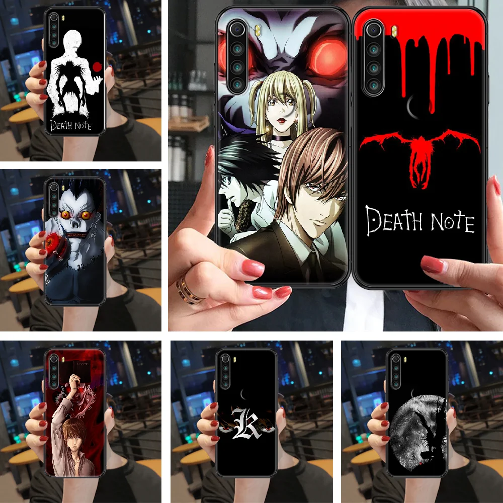 Чехол для телефона с аниме Death Note Xiaomi Redmi 4X 6A 7 7A 8 8T 9 9A 9S 10 K30 Pro Ultra black art bumper soft prime