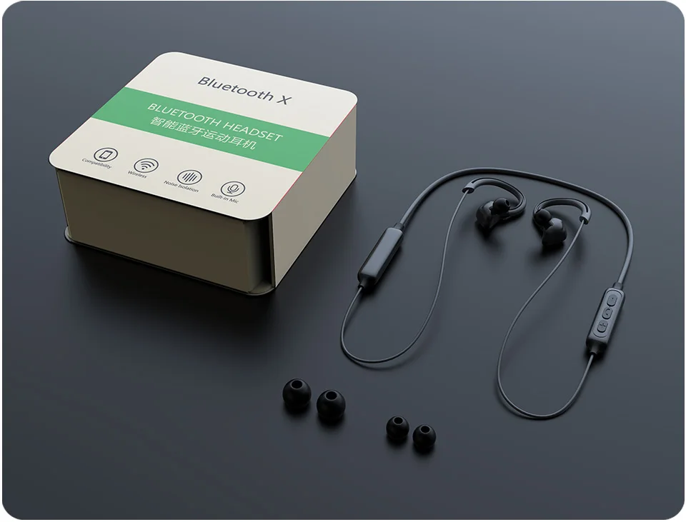 Simvict шейные Bluetooth наушники, беспроводные наушники, Спортивная гарнитура с шумоподавлением, наушники-вкладыши для iPhone, samsung, телефонов