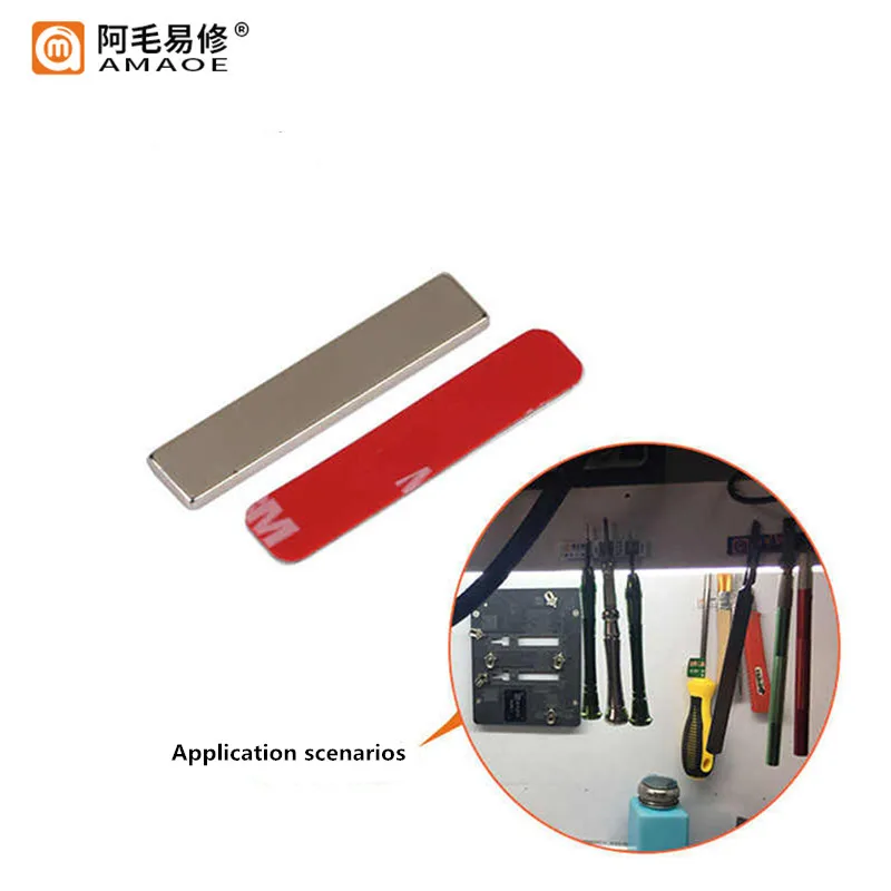 

Магнитный держатель для инструментов Amaoe, металлический магнитный органайзер для хранения, для быстрого обслуживания, приспособление для очистки клейкой ленты