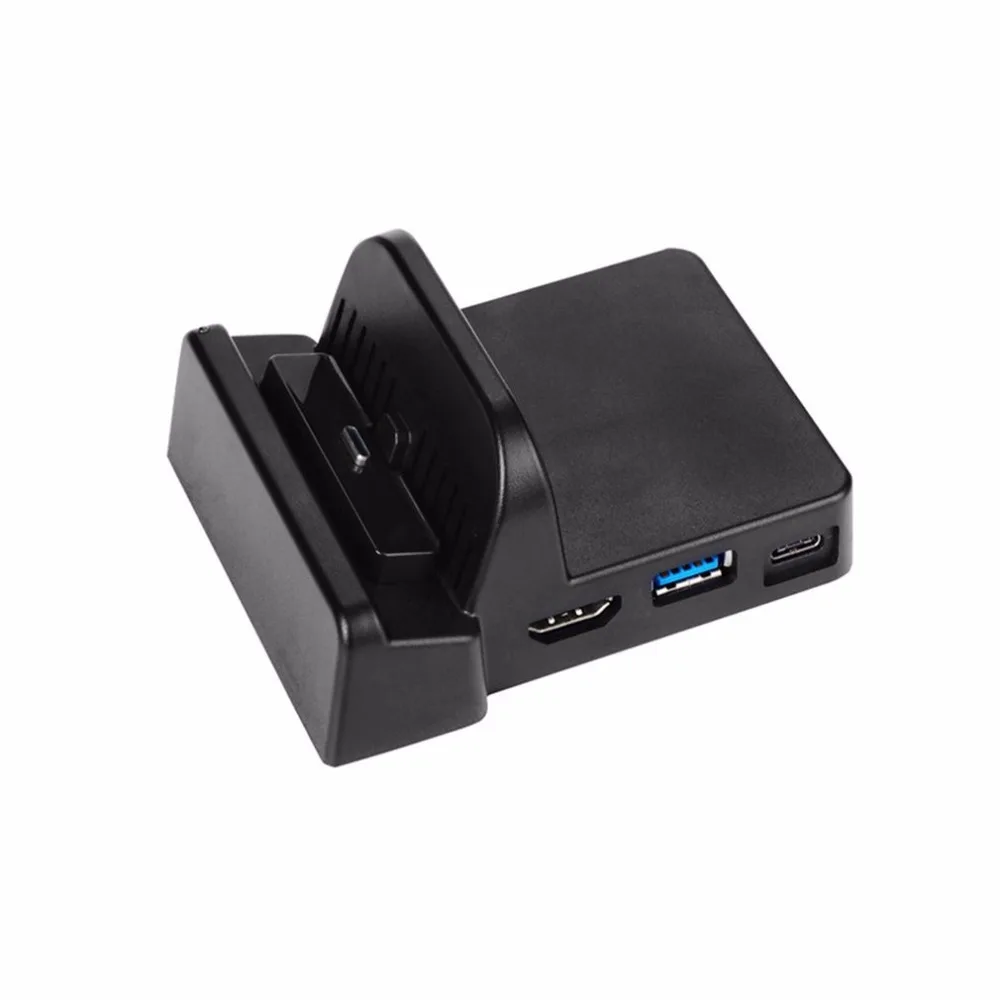 Mini Portable DOCK TV Base Cooling Base with PCB Mainboard LED Indicator Spring Buffer for Playing Games