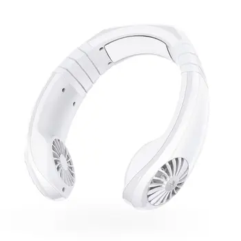 

USB Micro Portable 2 in 1 Bluetooth audio Air Cooler Mini Electric Neck Fan M2EE