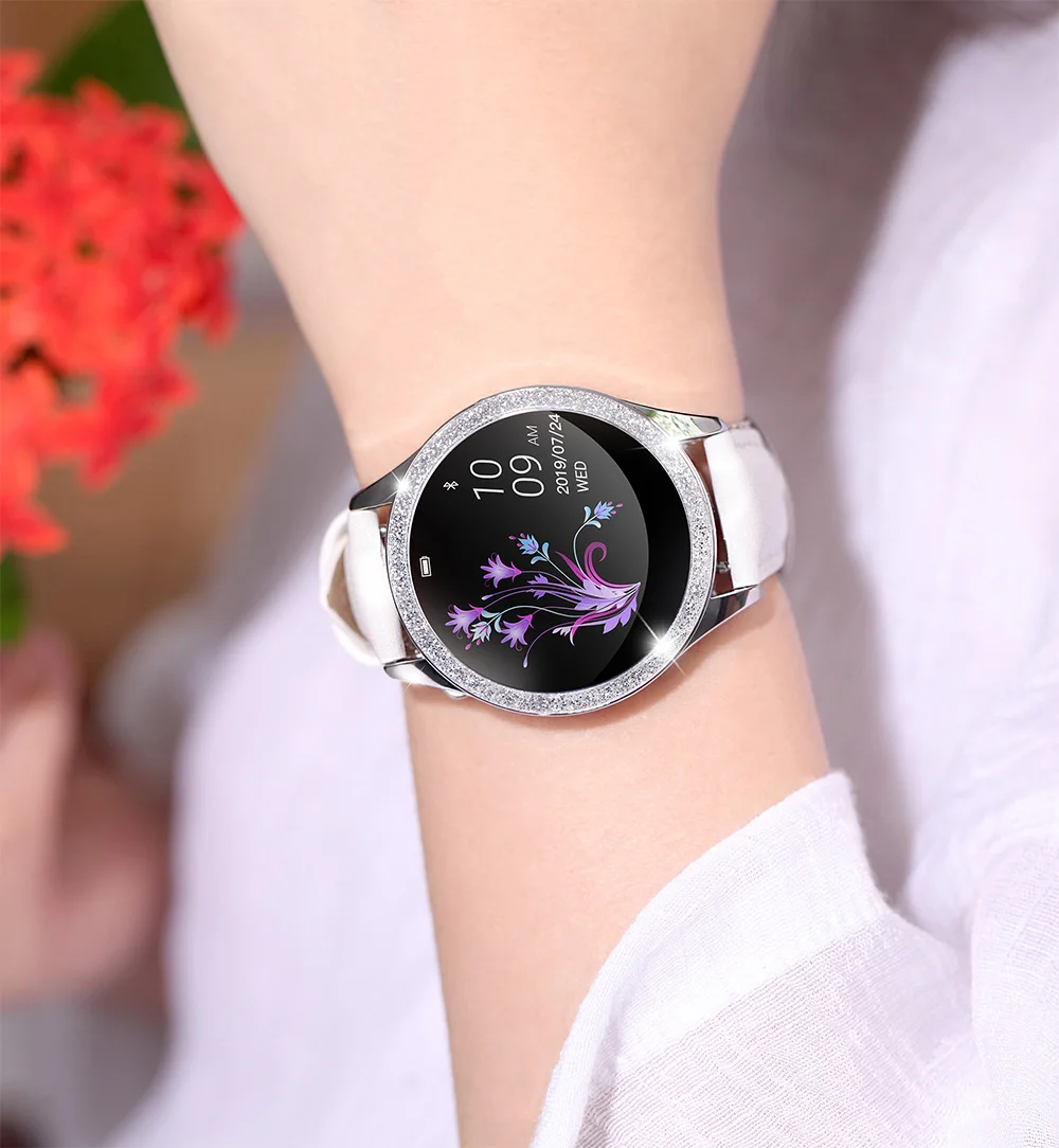 Смарт-часы для женщин, пульсометр, шагомер, фитнес-браслет, Bluetooth, умные часы, водонепроницаемые, фитнес-трекер, часы для Android IOS