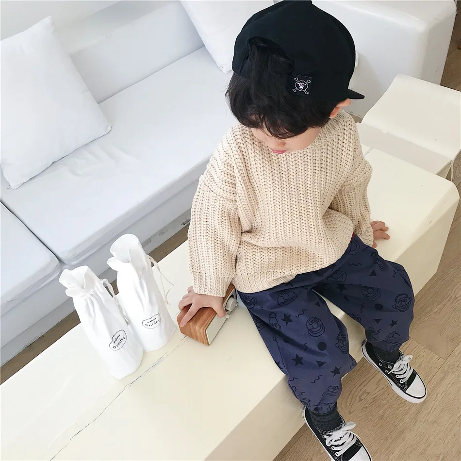 Tonytaobaby/новая стильная зимняя детская одежда для мальчиков и девочек повседневные штаны из плюша для мальчиков и девочек, три цвета