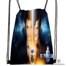 Customdoctor_who_brokenglassDrawstring рюкзак сумка для мужчин и женщин милый рюкзак(черная спинка) 31x40 см#20180611-03-152
