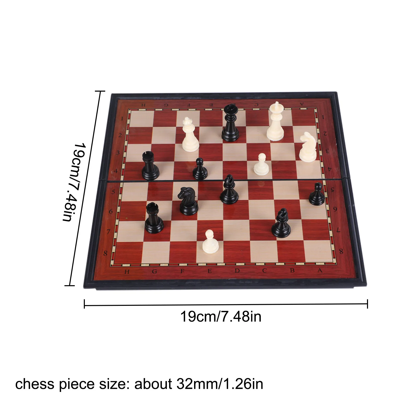 Travel Chess Set Educational Magnetic Game Board Toy Beginner Chess Set For Kids And Adults 4