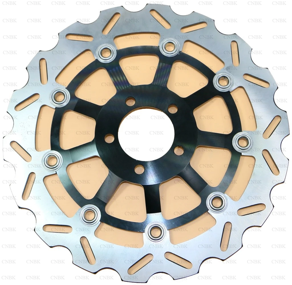 Front 1 Передний+ Задний дисковый тормозной ротор для KAWASAKI ZX-9R 900 Ninja(ZX900C H884) ZX9R 2002-2003 02 03 - Цвет: Front 1
