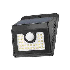 2W 30LED Solar Power Lights PIR Human Body Motion Sensor Wall Light Outdoor Garden Light Lamp Waterproof IP65