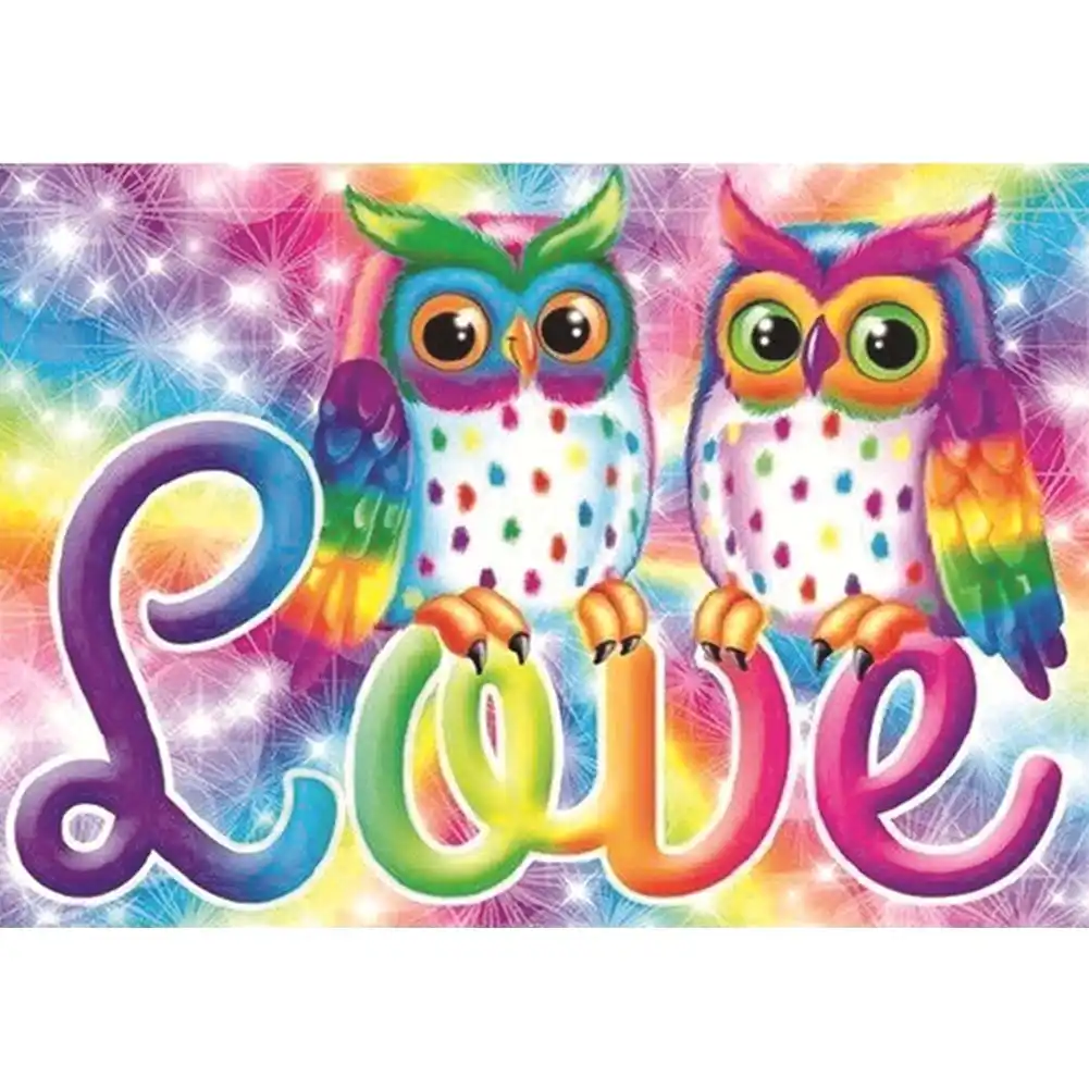 Diamond Art Painting RFID Blocking Owl Beautiful Embroidery 5D Cartoon Diamond Art Painting RFID Blocking Owl Beautiful Embroidery 5D Cartoon