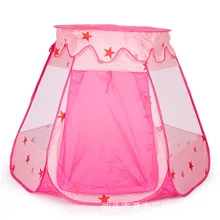 Шестигранная детская палатка игровой дом Крытый игровой дом принцесса Шестигранная палатка Океанский мяч складной бассейн