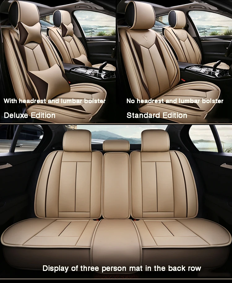 

HLFNTF Full surrounded car four seasons cartoon embroidery cushion for mondeo Focus Fiesta Edge Explorer Taurus S-MAX seat cover