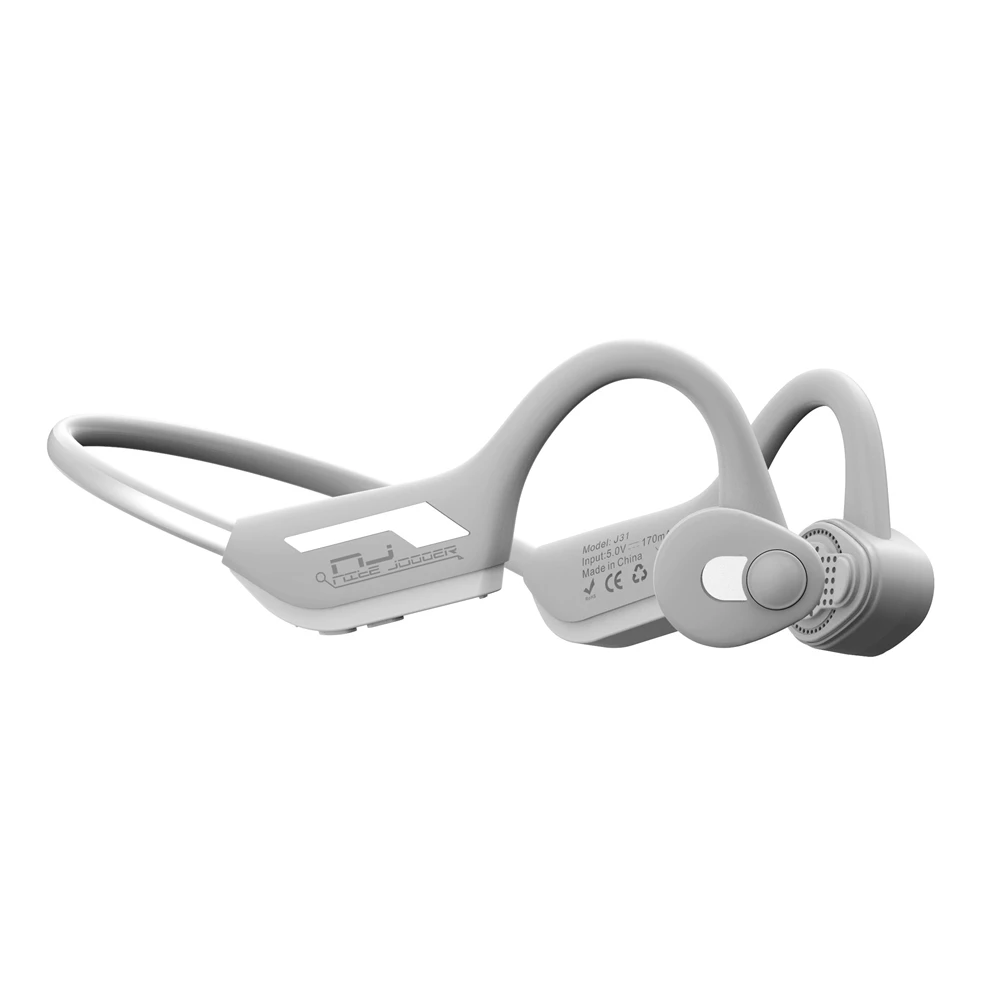 J31 Bone Conduction Earphone Bluetooth 5.0 Wireless Ourdoor Sport Headset Smart Noise Reduction Sport Headphones With Microphone