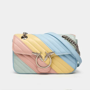 

2020 Popular New Wild Messenger Shoulder Bag Fashion Summer Chain Female Swallow Bags High Quality Women Purse and Handbags