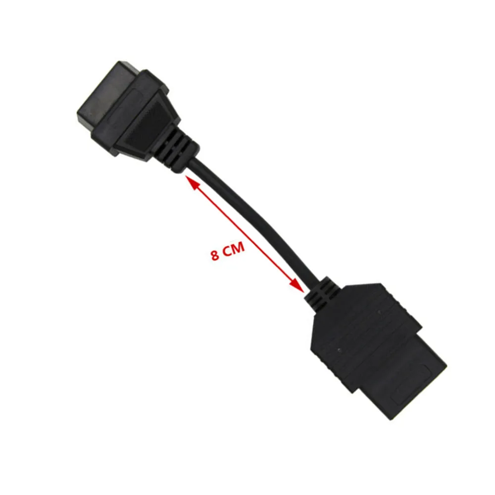 Черный 17 Pin к OBD2 16PIN диагностический Соединительный адаптер кабель 20 см для Toyota