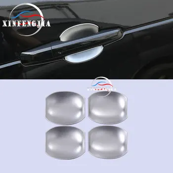 

4x Matte Outer Door Handle Bowls Cup Cover Trim For Land Rover Discovery 5 17-18