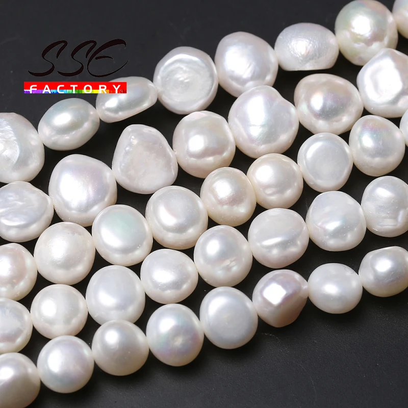 

100% Natural Freshwater Pearls Beads Hight Quality White Cultured Pearl Beads For Jewelry Making DIY Bracelets Necklace Earrings