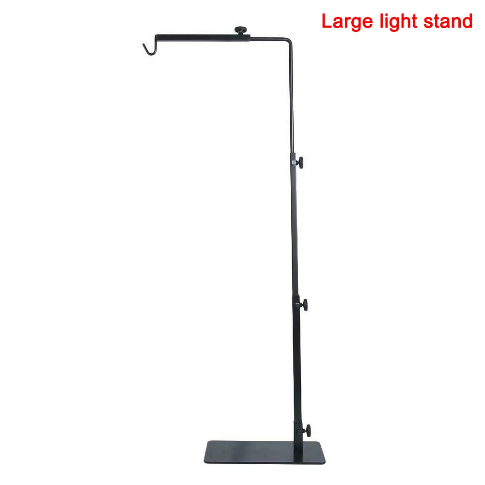 large light stand Лампа для рептилий подставка нагревательный держатель лампы регулируемый телескопический металлический светильник вешалка держатель QP2 - Цвет: large light stand