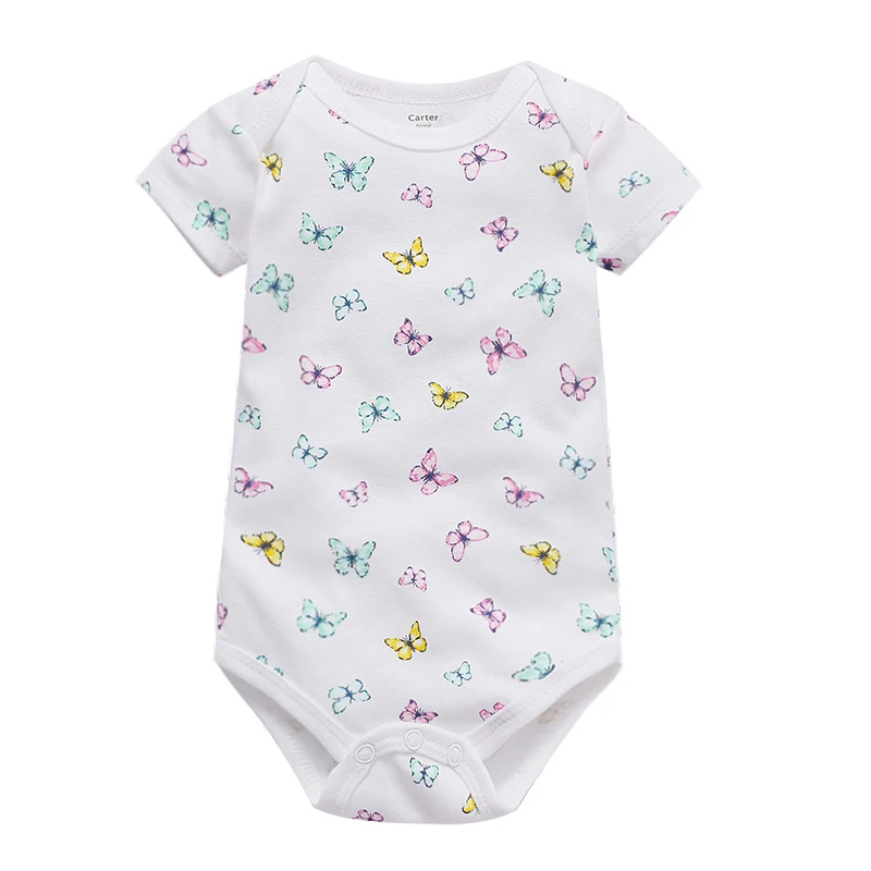 Детская одежда для мальчиков и девочек детский комбинезон для новорожденных комбинезон с коротким рукавом на возраст 3, 6, 9, 12, 18, 24 мес., для детей ясельного возраста детская одежда - Цвет: Слоновая кость