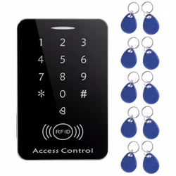 LESHP 125khz RFID Teclado sistema de controle de acesso digital teclado controlador fechadura da porta leitor de cartão RFID com 10pcs TK4100 chaves