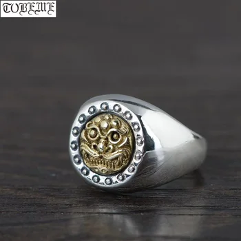 

Real 925 Silver Pixiu Ring Good Luck Fengshui Wealth Pixiu Ring Lucky Beast Ring Resizable