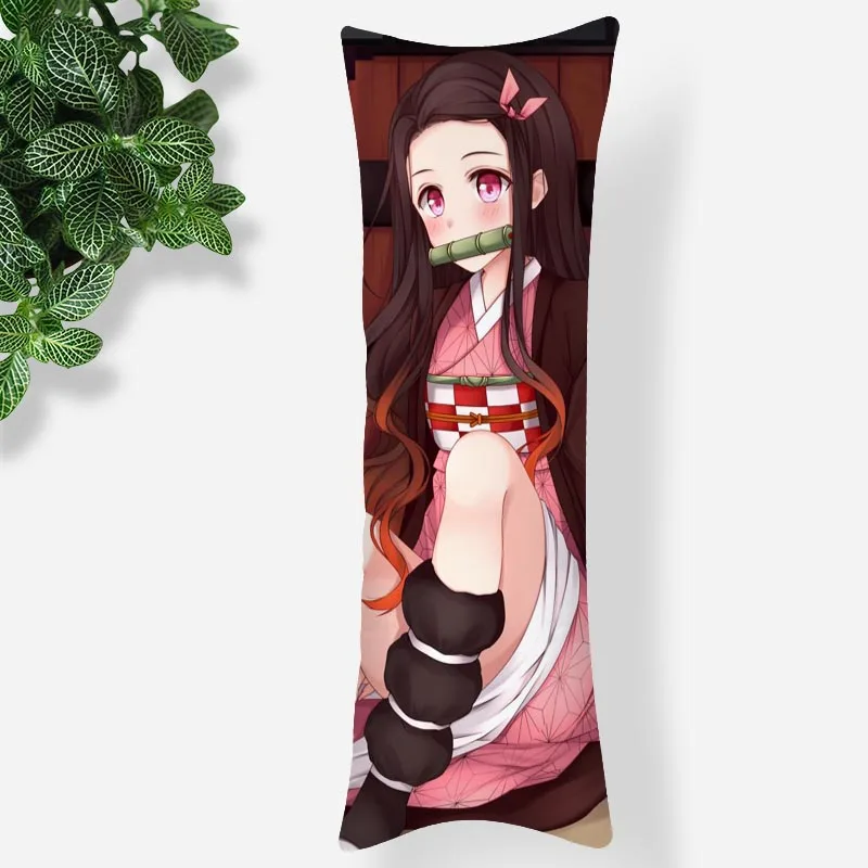 Home Decor Kimetsu no Yaiba Anime Body Pillow Case Double-Sided Print Silk Smooth Soft Fabric Cover Boys Girls Gift 0531 | Дом и сад