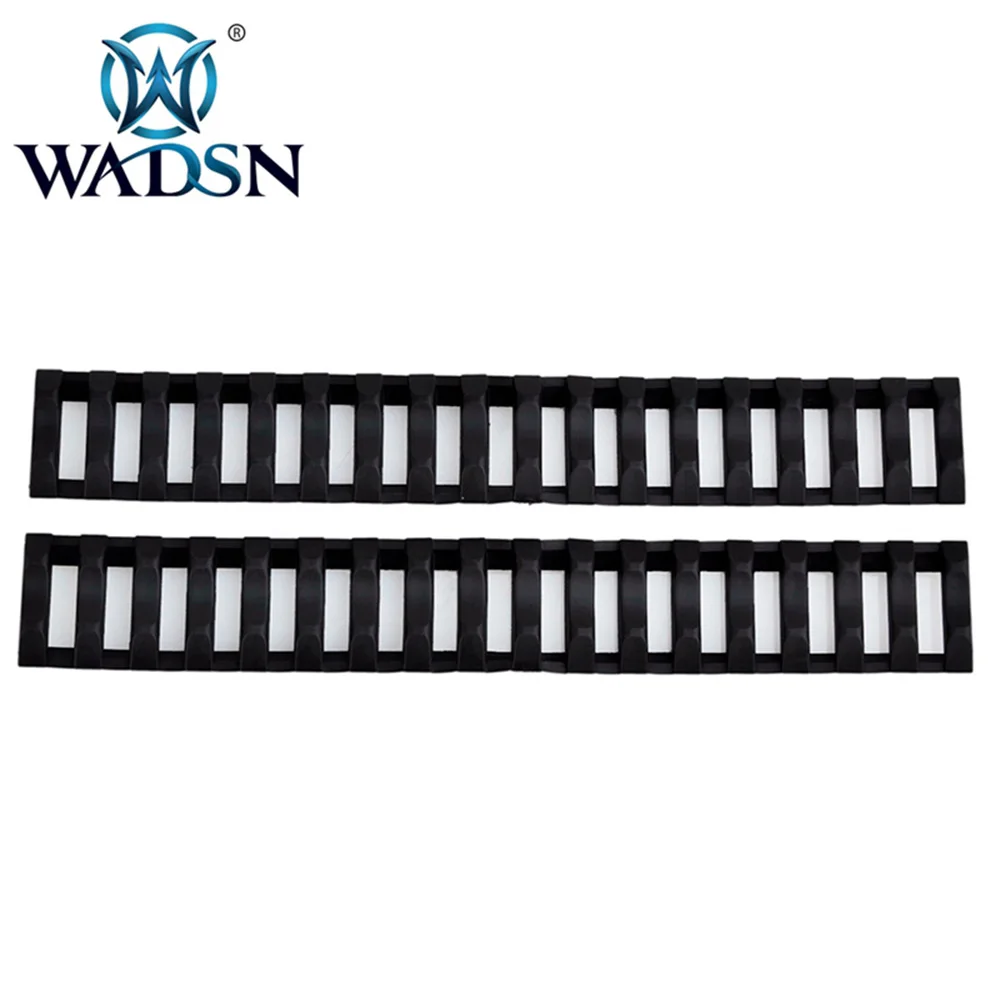 WADSN Softair лестница 4x 18-Slot Чехлы для рельсов набор Тактическая защита для рук устойчивая крышка MP02058 подсветка для оружия аксессуары